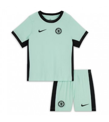 Chelsea Replika Babytøj Tredje sæt Børn 2023-24 Kortærmet (+ Korte bukser)